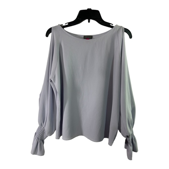 Vince Camuto Spring Romance Blouse Size Small Lilac Color P503 - Picture 7 of 7